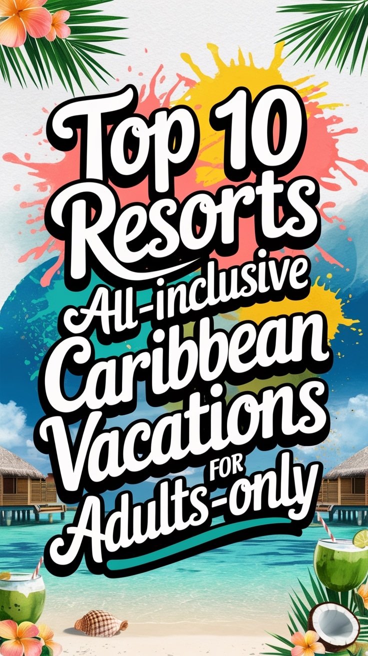 top 10 resorts for all-inclusive caribbean vacation for adults only